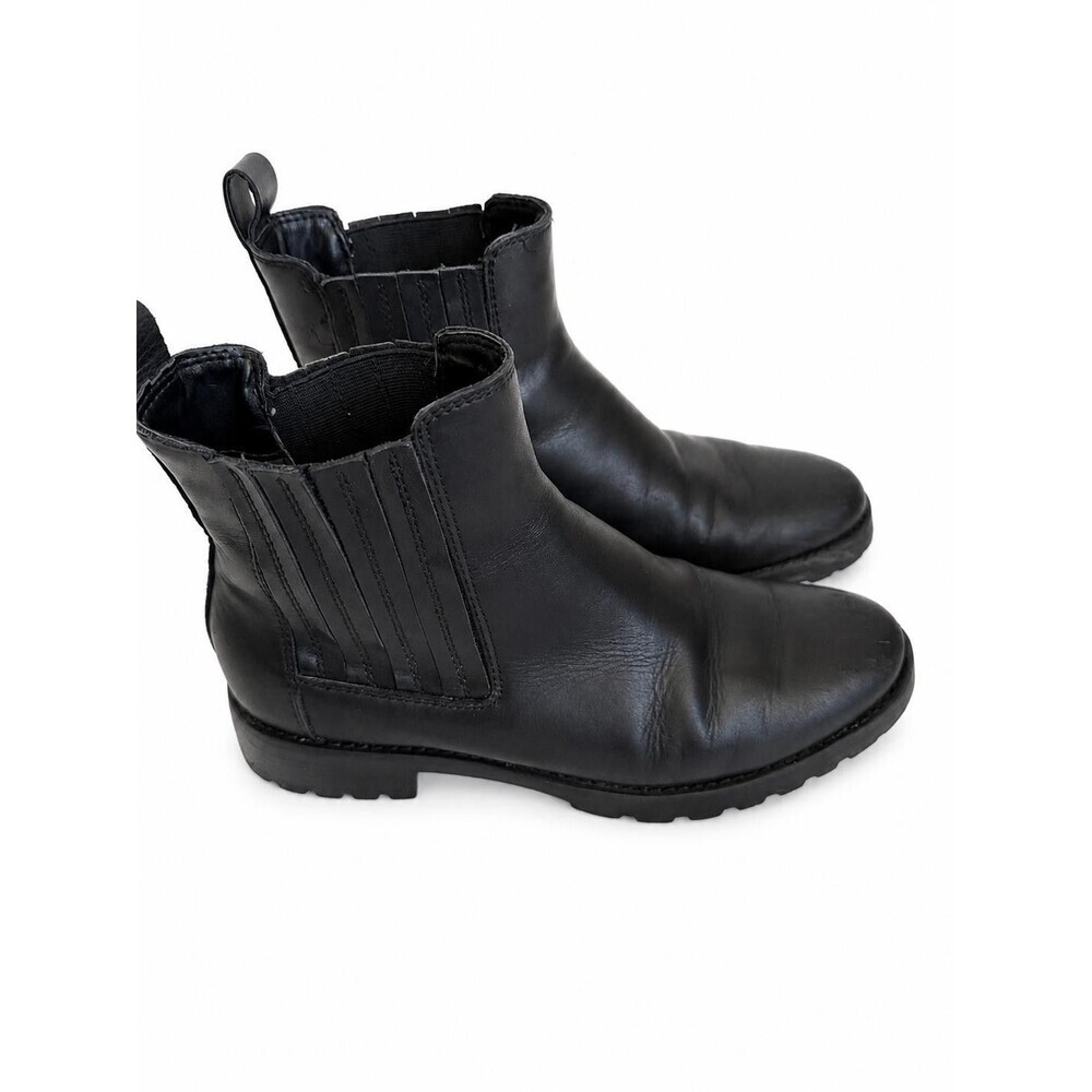 Dolce VIta Womens Leather Chelsea Ankle Boots Lug Sole Size 9